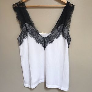 Love Stitch Lace Tank Top